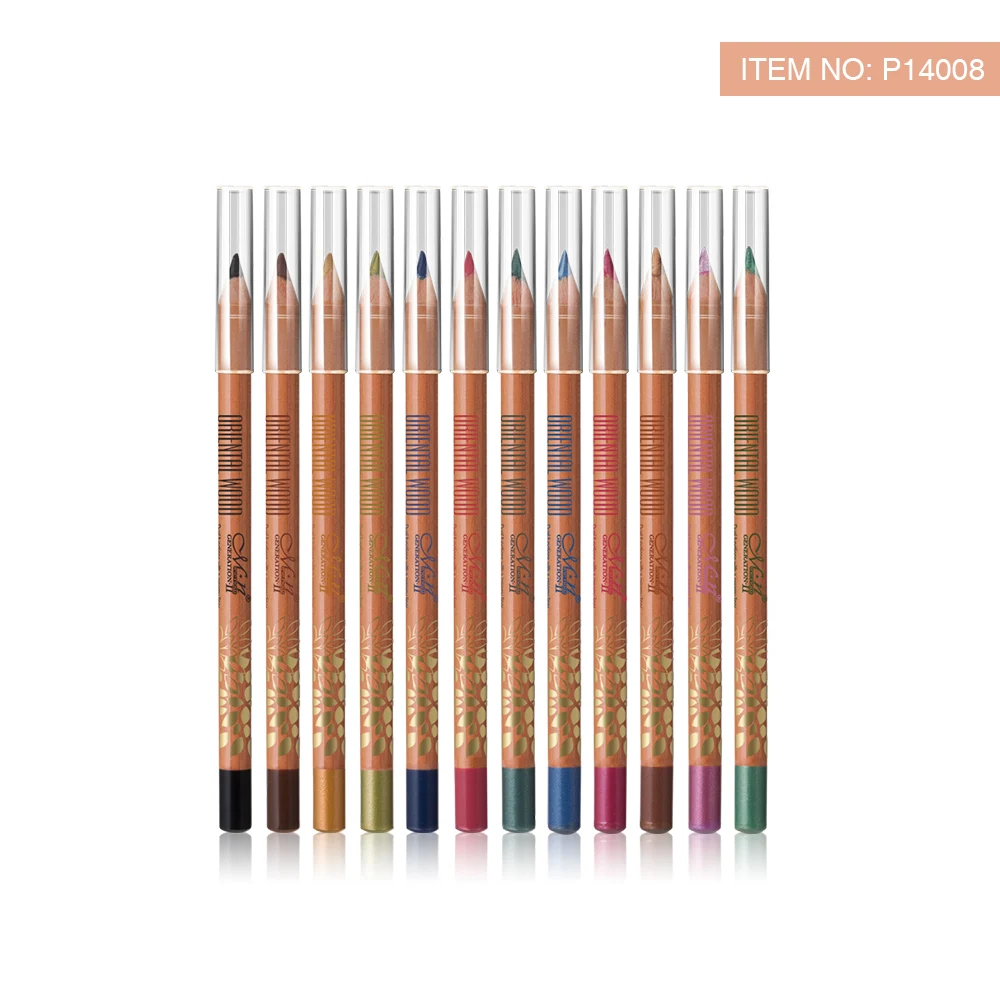 Menow P14008 OEM\ODM private label makeup lasting waterproof Raw wood  Eyeliner women cosmetics products Factory wholesale