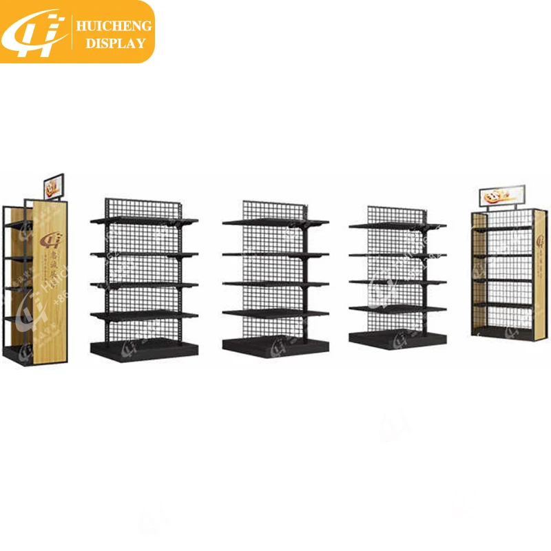 Customized Wholesale Supermarket racks Gondola Supermarket Display Shelf Supermarket Shelves