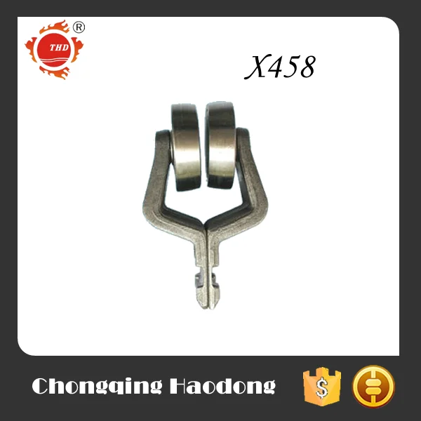 Factory direct industrial X458 overhead conveyor forged trolley chain