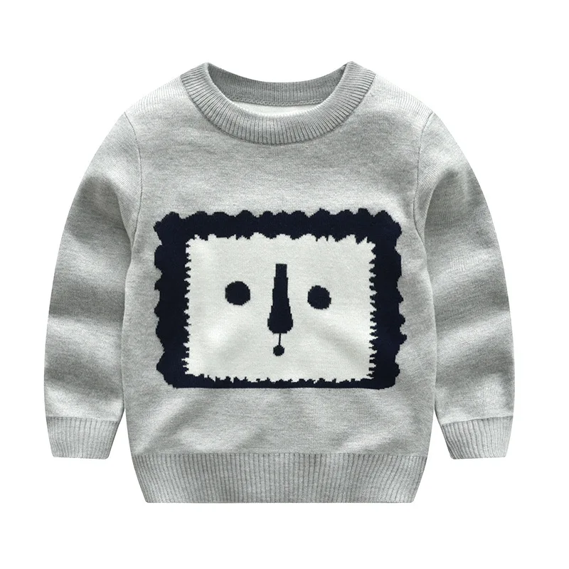 
Children little monsters cartoon kids clothing custom knit baby boys sweater making machine 