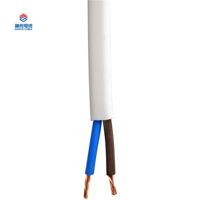 Производитель Китай 300 В 450 В 750 В 2 Core 2.5 кв. мм Электрический кабель размеры