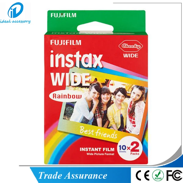 
Fujifilm instax wide rainbow film 5inch for Instax Camera w210, W300 instax film 