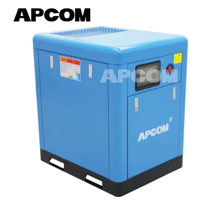  Винтовой воздушный компрессор APCOM 8bar винтовые воздушные компрессоры 10 бар постоянный магнит преобразователь частоты