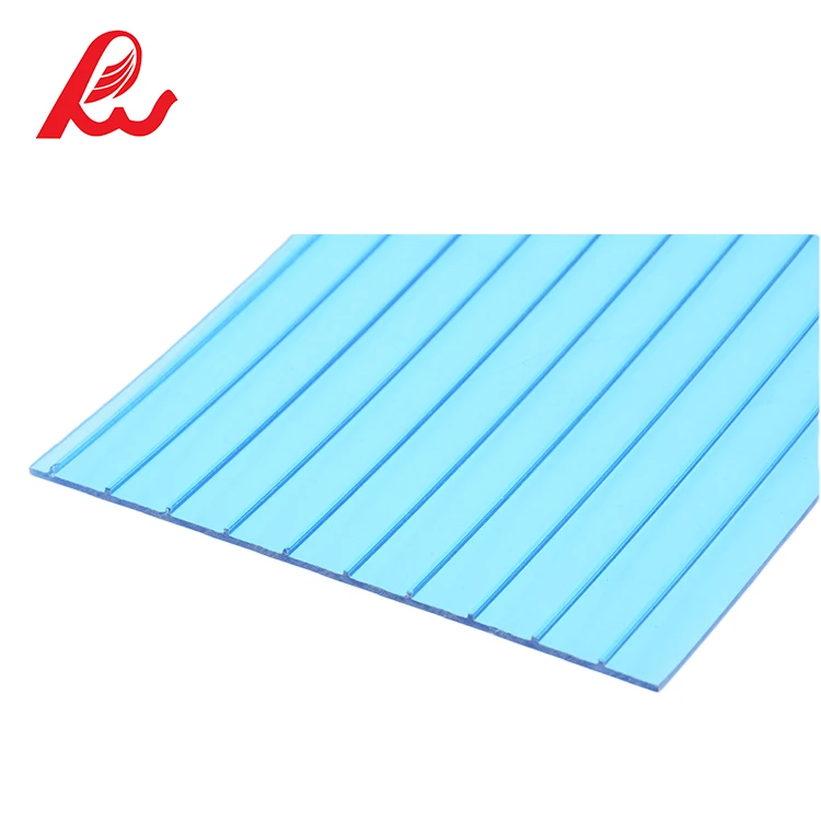 Прозрачный поликарбонатный лист/поликарбонатный твердый полосатый лист, пластиковый плоский кровельный чехол