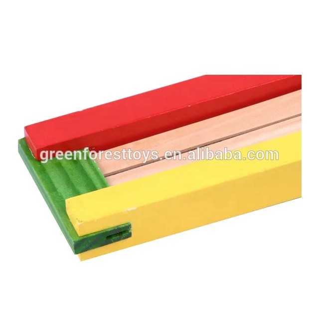 Детская развивающая деревянная погремушка из натурального дерева