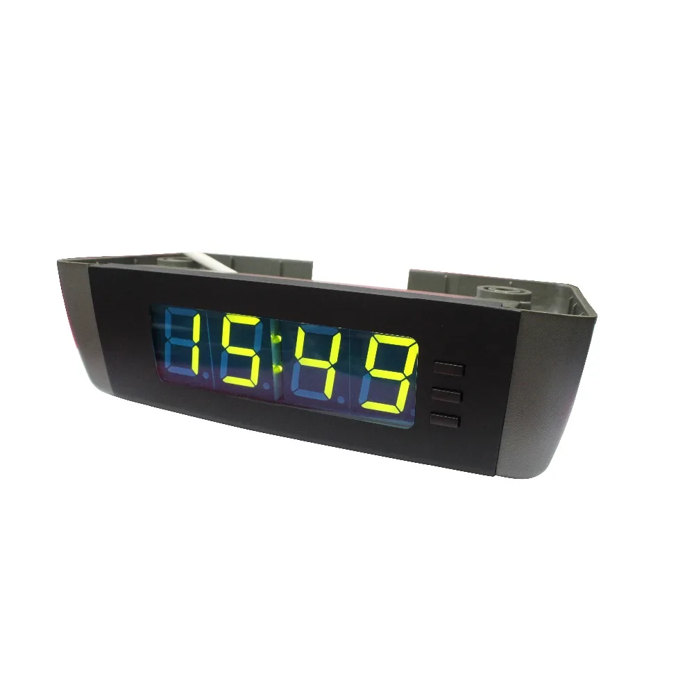 Mini Digital LED Small Clock Parts with Clip Time for Car