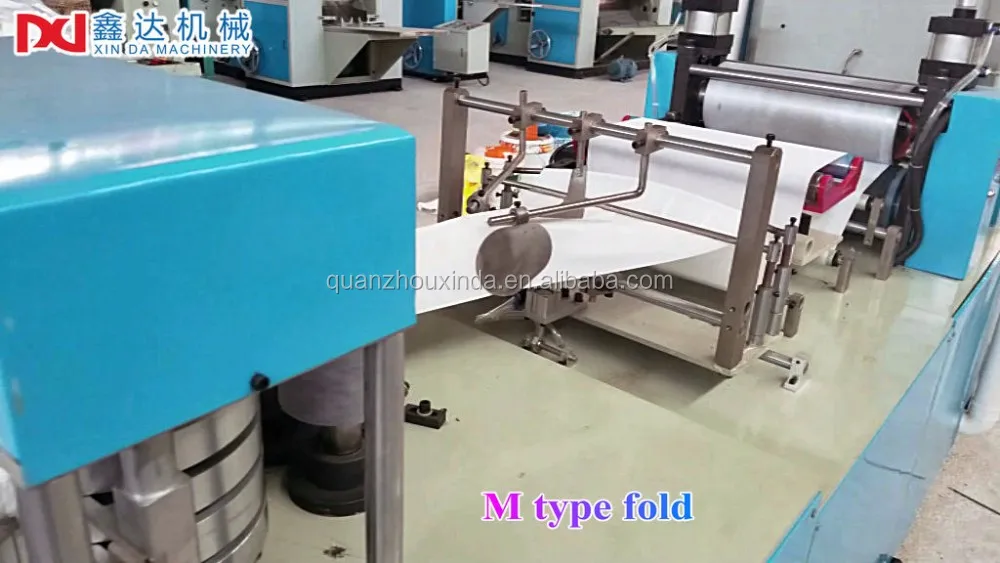 Automatic Dental Bib Making Machine Apron Folding Equipment