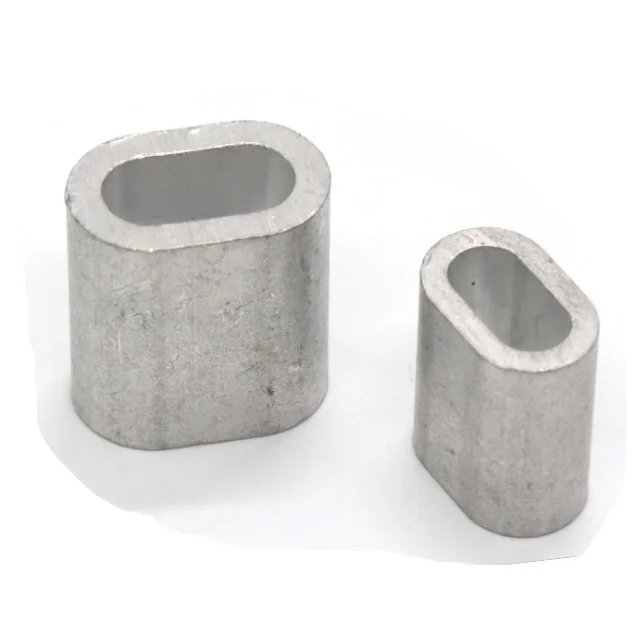 High quality fittings hardware 2.5mm aluminum sleeve feffules sling for wire rope