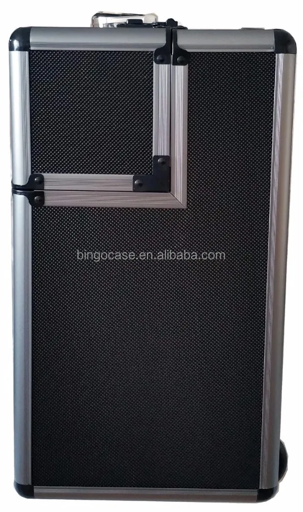 Алюминий пилот колесная тележка футляр кожаный портфель полета