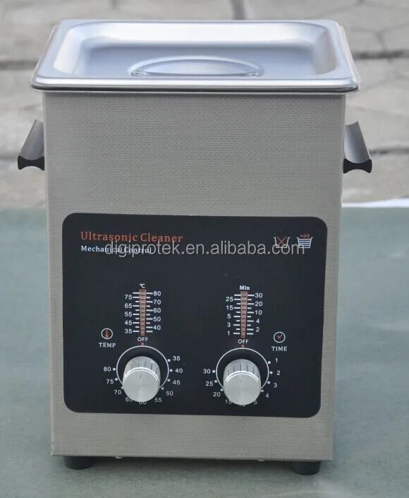 Top grade 304 stainless steel made with LED bar for timer and temperature easy operation strong power 2L Ultrasonic cleaner