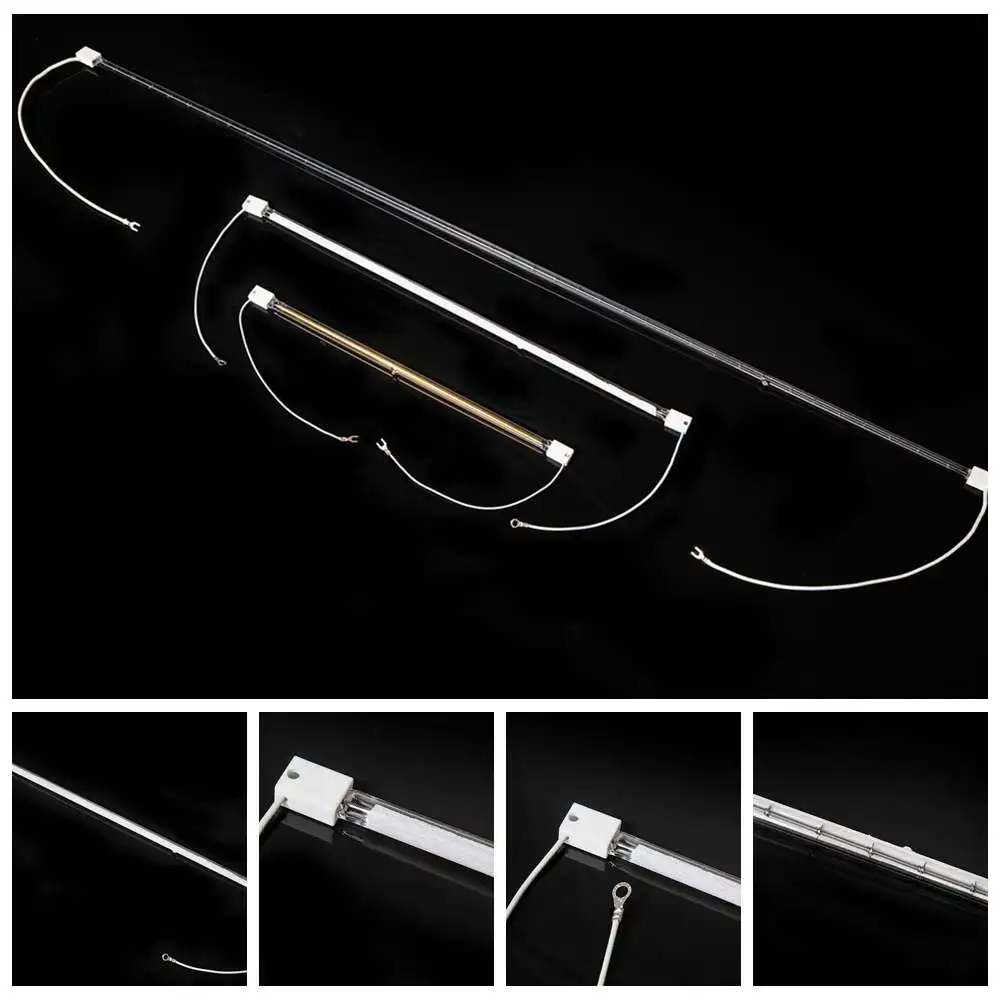 Инфракрасная лампа с белым отражателем 230 В 1500 Вт, инфракрасная лампа для сушки краски