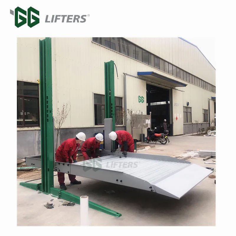  Gglifters Авто парковочное оборудование 2 уровня автомобильный парковочный подъемный