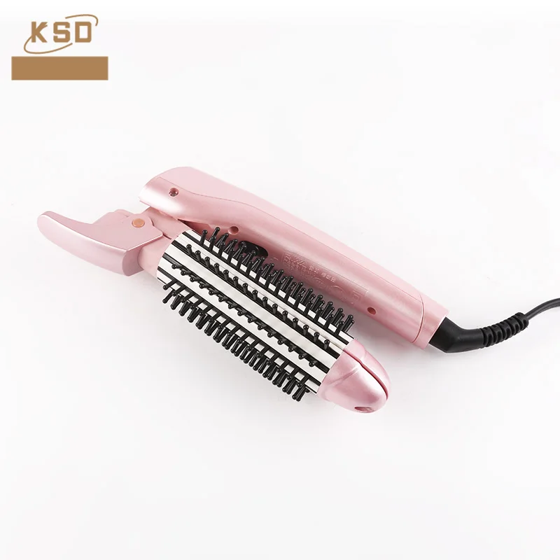 2 in 1 Floding Hair Straightener and Hair Curler with Comb Teeth