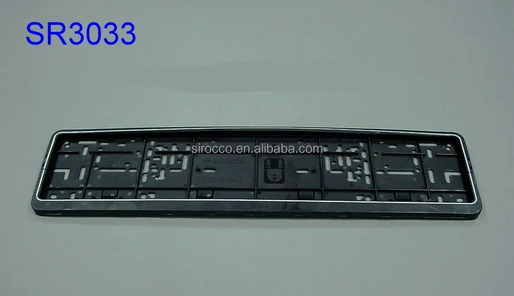 
AUTO GERMANY PLASTIC HOLDER BRACKET BLACK CAR LICENSE PLATE FRAME 