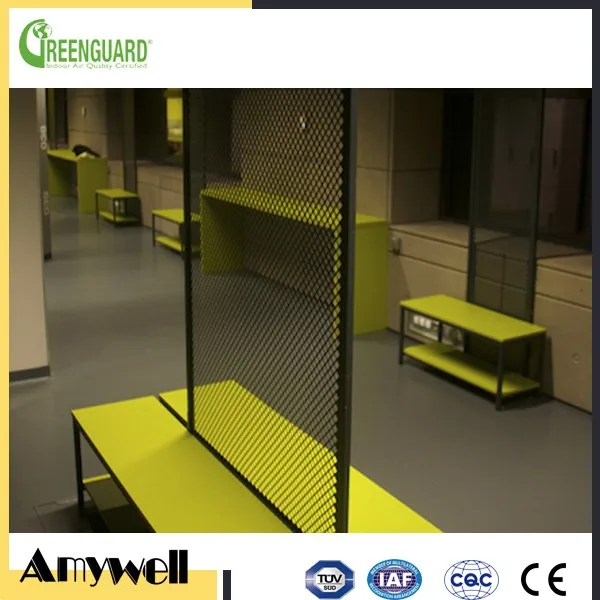 Amywell CE 12mm Hpl Phenolic Compact Board Changing Room Hpl Locker Bench