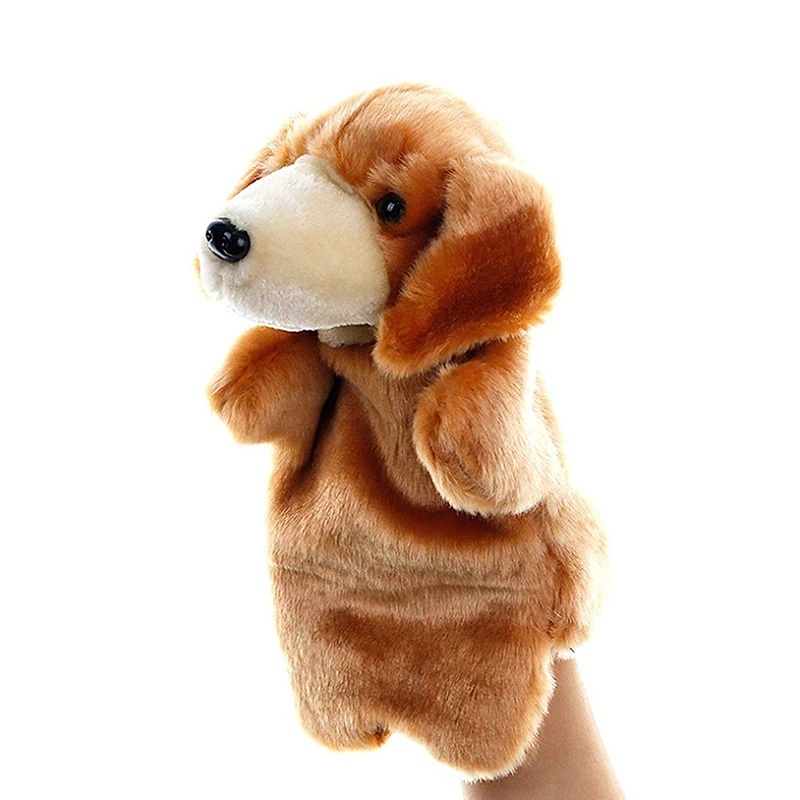 
Custom Animal Finger Dog Puppet Child Educational Toy Hand Puppet 
