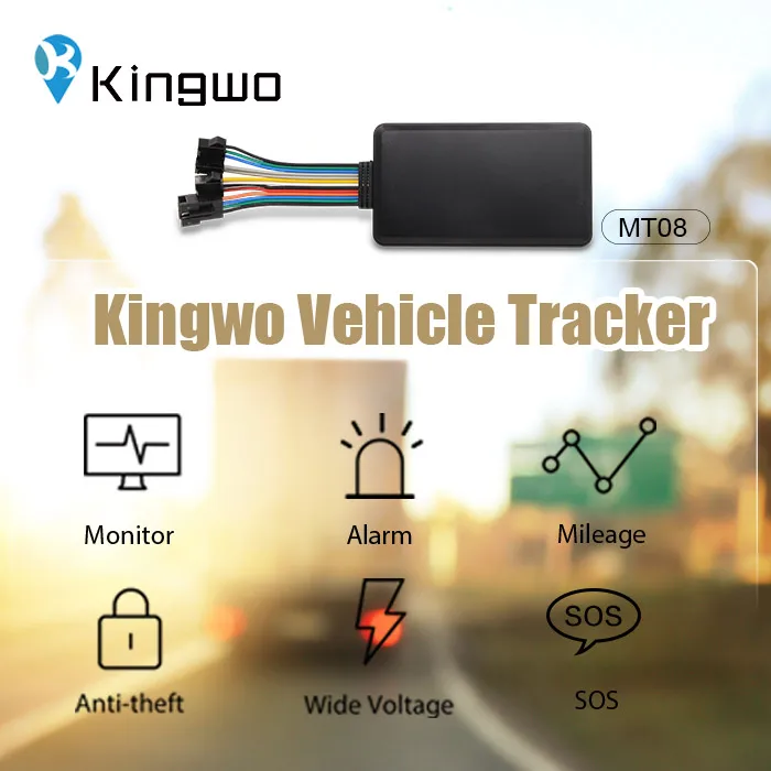 Kingwo MT08 3G 4G Sigfox And NBIOT With Panic Button Gps Tracker Work For Sharing Bike And Scooter