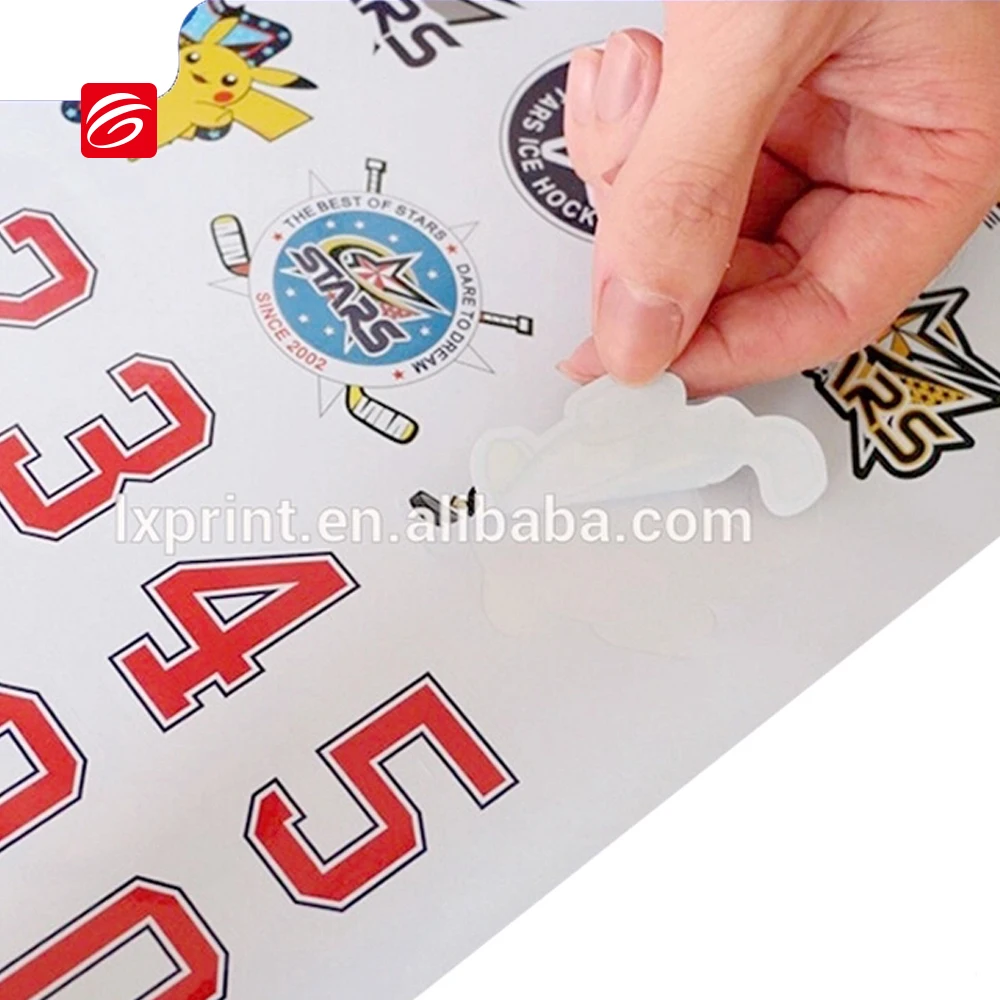 Custom Printed Adhesive Sticker Label Sheet, Adhesive Vinyl Sticker, Adhesive PVC Label Sticker Printing