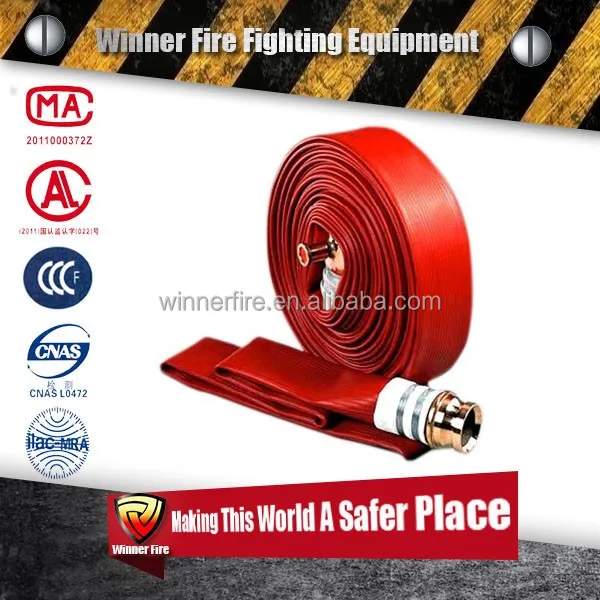 Высокого качества ISO 9001 CCCF Сертифицированных ПВХ подкладка 1 дюймов пожарный шланг