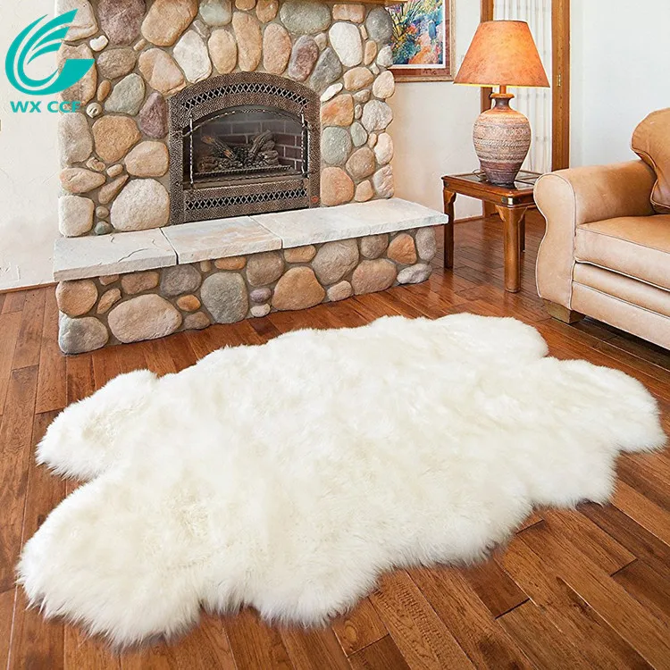 Белый коврик из искусственного меха ковры большой 500 квадратных метров для домашних