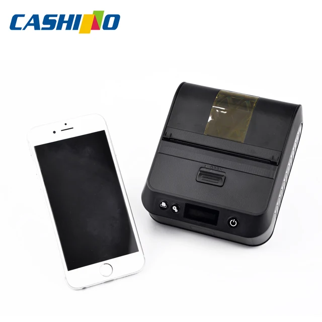 Cashino 80mm  PTP-III qr code bluetooth printer mini printers wireless pos printer thermal line printing