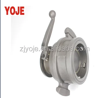 Fuel Tank truck Aluminum 4 Inch API camlock Bottom Loading Coupling