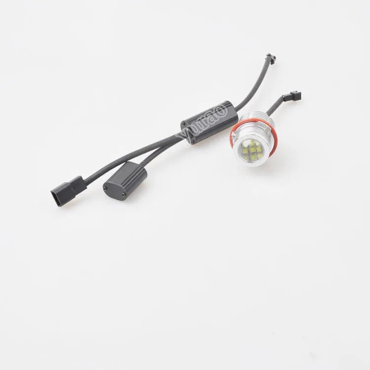 Factory direct high quality skoda universal super white led angel eye headlight