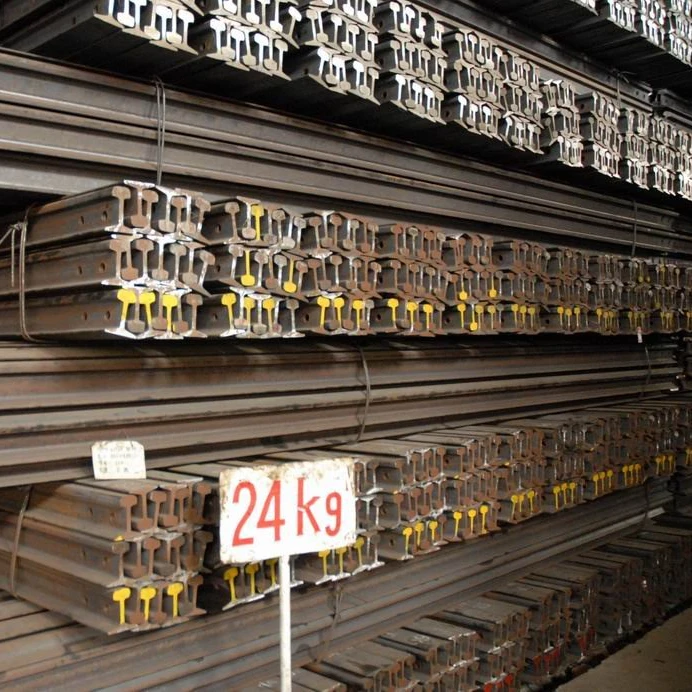 steel rail of 24kg/m, Q235, 55Q