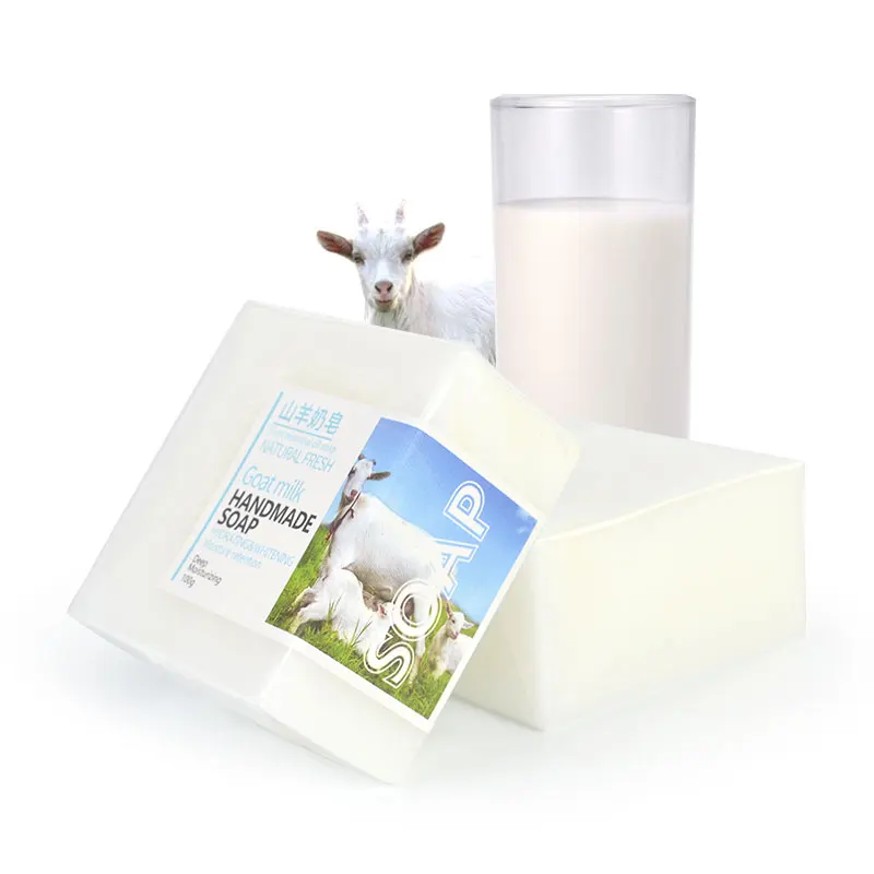 Customized Private Label Natural Organic Facial Body Whitening Acne Handmade Goat Milk Dead Sea Salt Soap