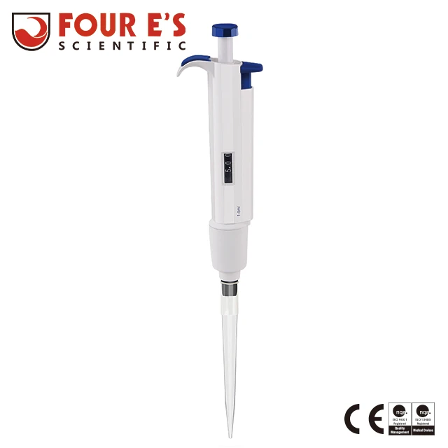1-10 ml calibrated autoclavable volume single channel micro pipette