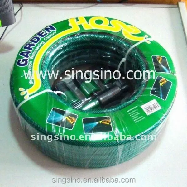 
1/2 Inch PVC flexible fiber reinforced garden hose 