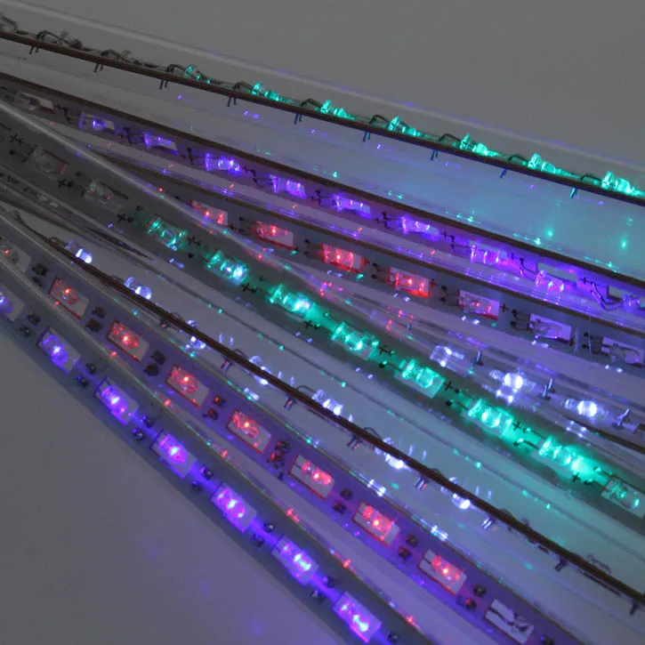 8P 30cm Mini LED meteor shower Fairy Light 144 LED Lecorative Light Led Light Wholesale Bar