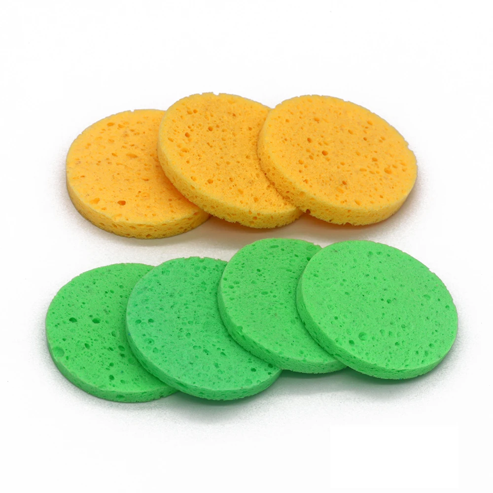 Hot Sales Eco Friendly Cellulose Yellow Scrubbers Sponge Cloths Kitchen Cleaning Dish Wash Sponge