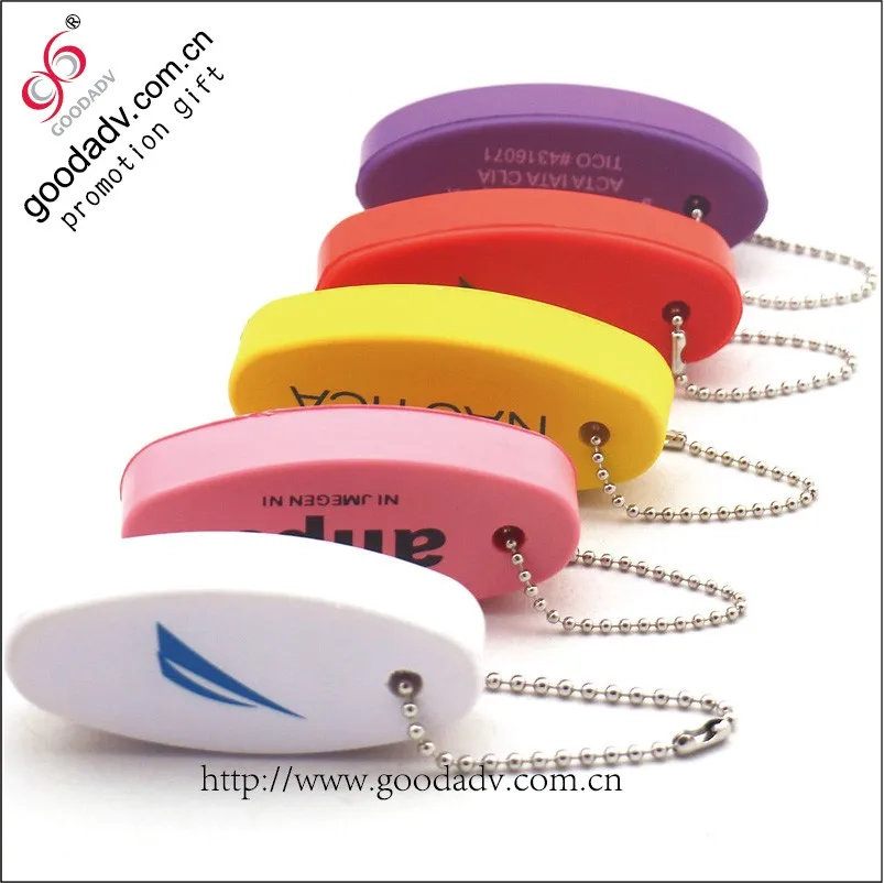 Promotional Logo floating keychains personalized keyring for boats