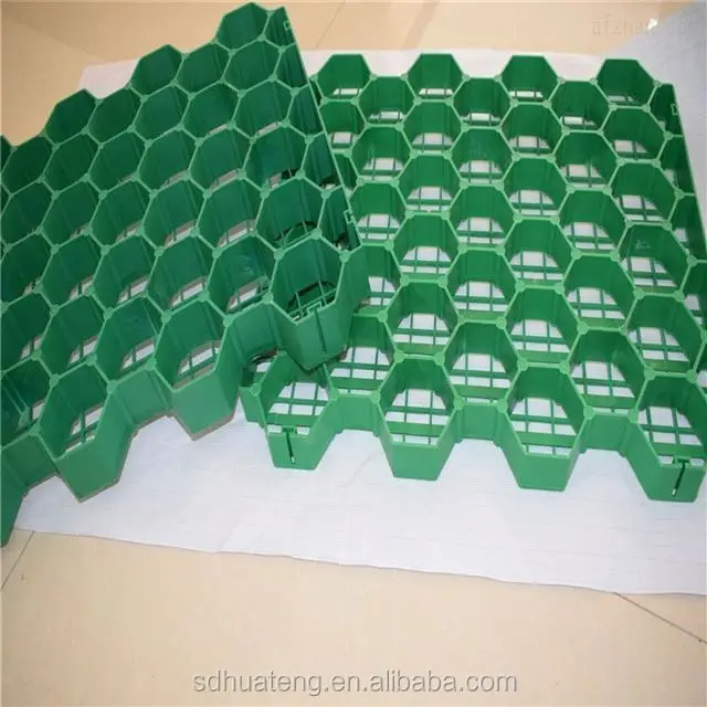 Wholesale Plastic Honeycomb For Driveways Geocell HDPE Grass Plastic Driveway Gravel Grid Turf Paving Lawn Grid Paver