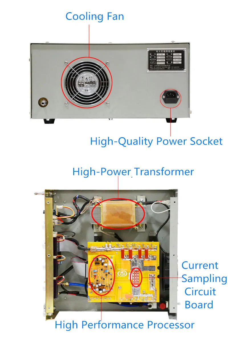 Factory Price Portable Electro Spark Deposition Welder Electrical Spark Deposition Cold Welding Machine Intelligent Spark Welder