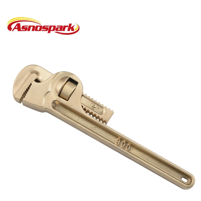 Non sparking pipe wrench offer ISO9001 certificate