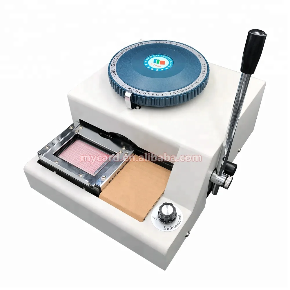 Good Credit Factory Wholesale PVC ID Card Embossing Machine for Hot Stamping