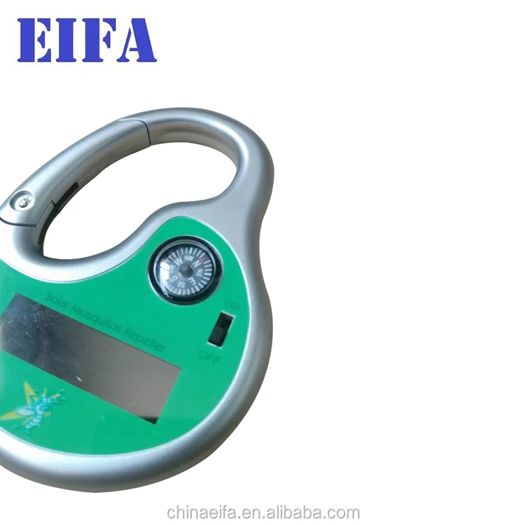 
Good sell solar portable mosquito repeller for outdoor use hook type solar portable ultrasonic mosquito repeller 