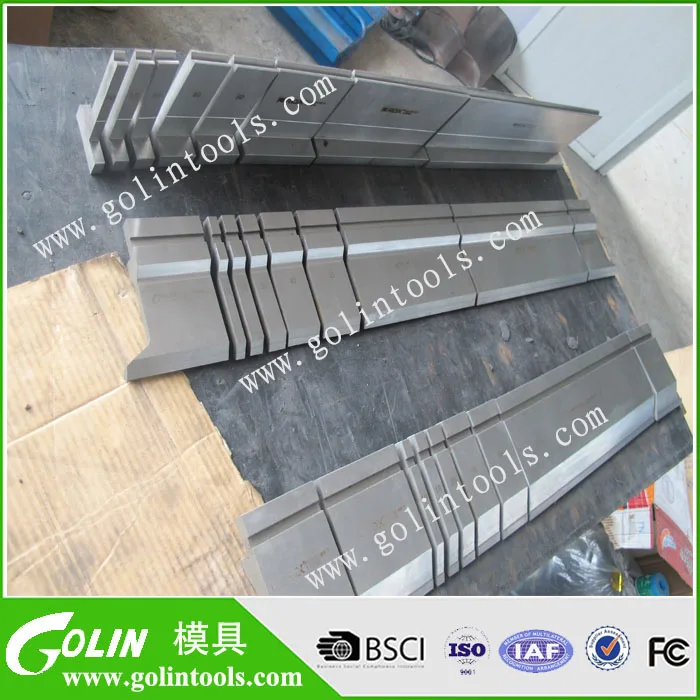805 segments and 835mm segments Press Brake bending machine sheet metal forming dies, press brake die set tools