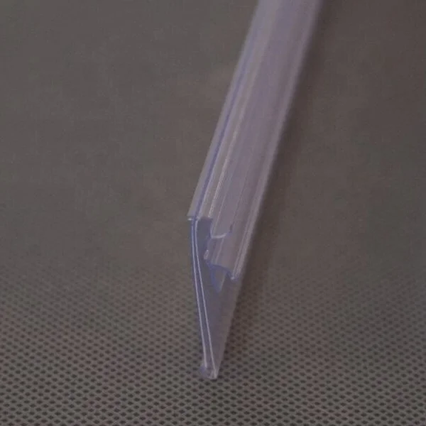 Store retail Supermarket 12~15mm H C channel shelf flip up data strip/ fruits and vegetables price tag display label holder