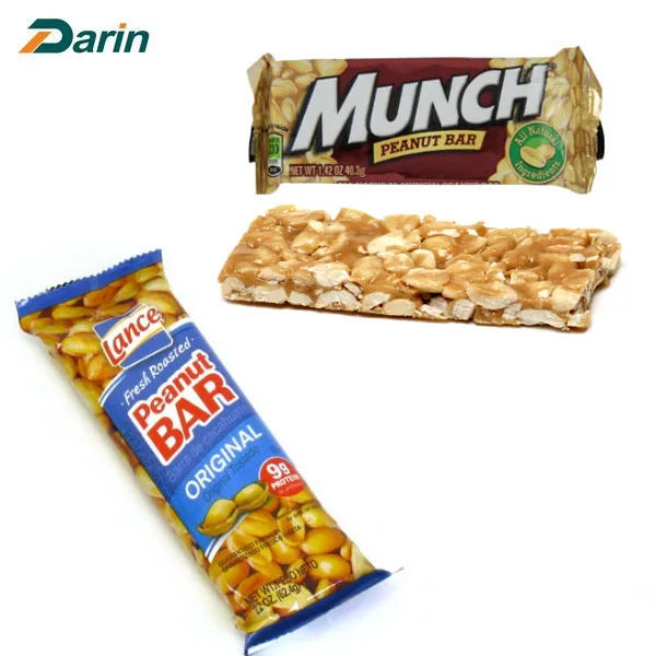 Cereal bar machine Production Line / Snack Flat Bar DRC-75 Type WEG Motor