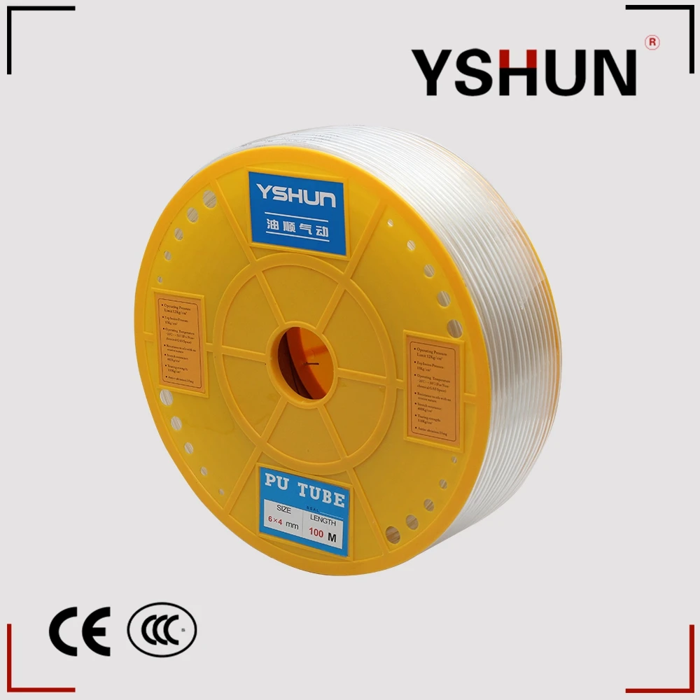 hot sales PU0640 OD6MM pneumatic air hose pu tube for air water