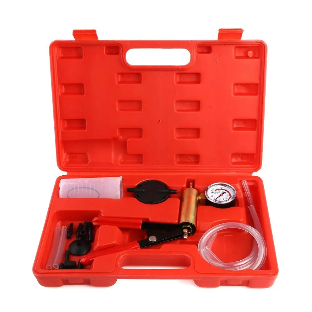 Hand Held Brake Bleeder & Vacuum Pump Test Kit Tools
