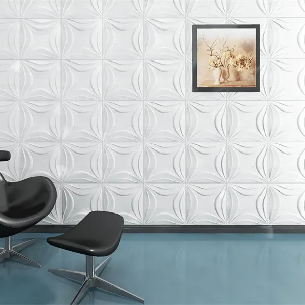 Leaf Wall Paper Design Home Decor 3d Wallpapers Silver Metallic Wallpaper