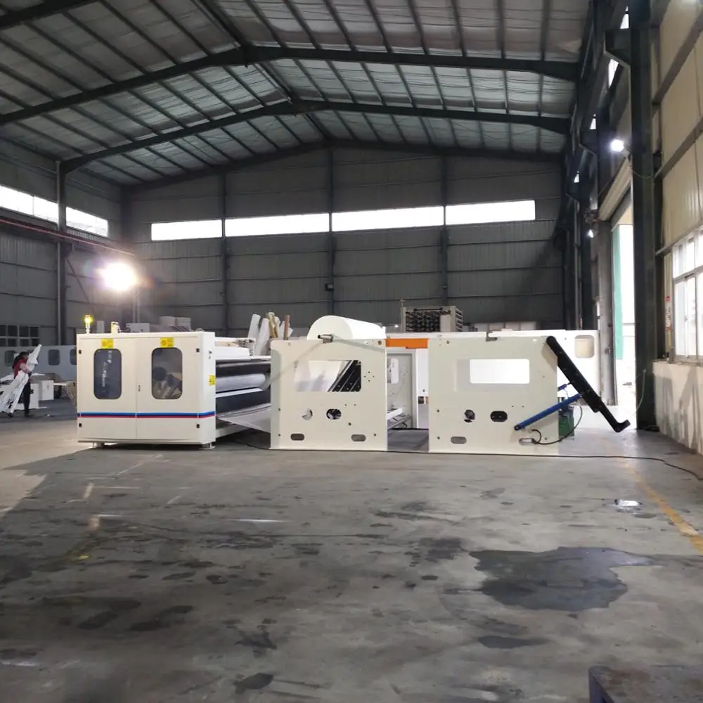 
Automatic Wrapper-type High Speed Toilet Paper Rewinding Machine 