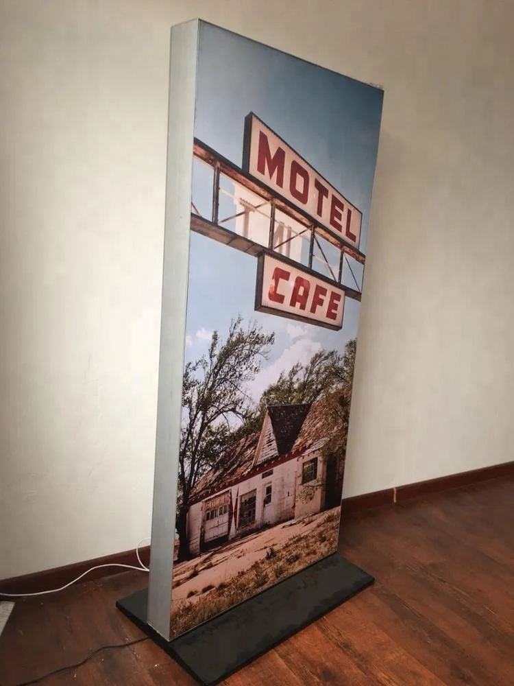 6FT Free Standing  Large Exhibition LED Light Box  for Advertising