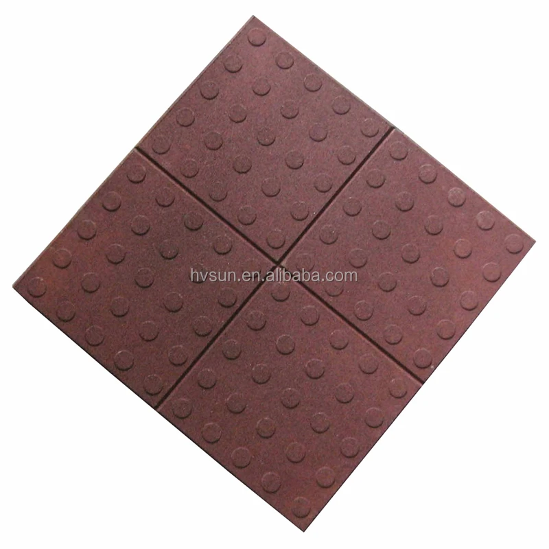 Braille rubber floor for Blind People