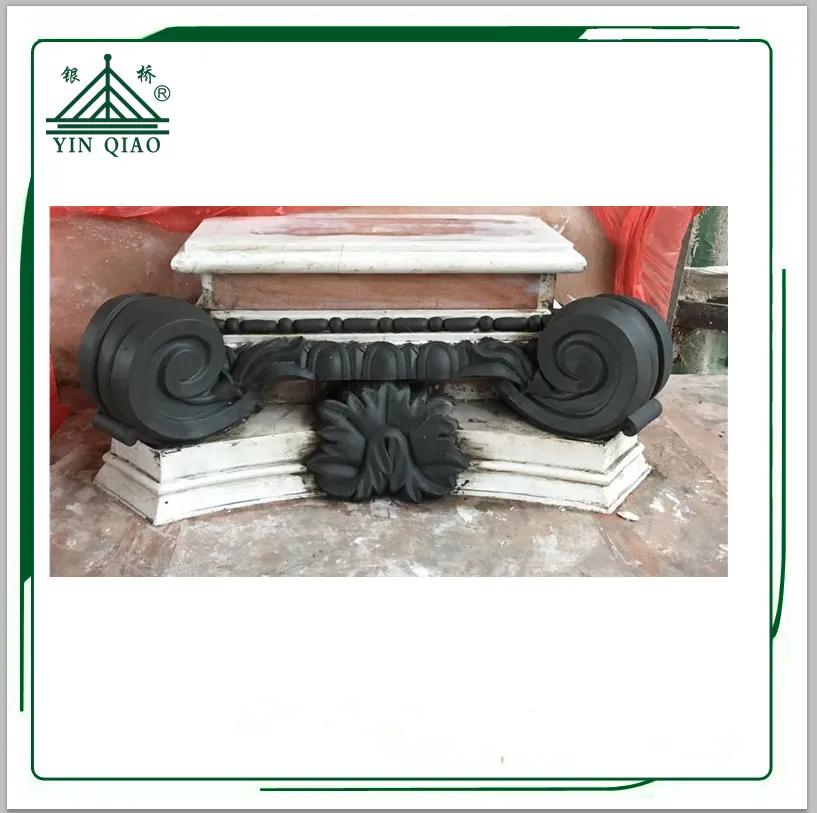 FRP Fiberglass Silicone Rubber GRC Moulds For Ionic Column Top