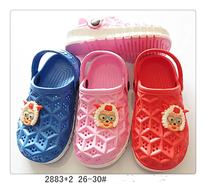 Injection Eva clog kids Outsole Material and outdoor Garden USE Safety Baby Shoes
